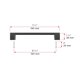 thumbnail image 4 of Tirador Para Gabinete Richelieu Armadale 16 Cm Negro Mate, 4 of 9