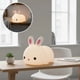 thumbnail image 4 of Lámpara Silicona Conejo Led Recargable Usb 7 Colores Kawaii Blanco, 4 of 9