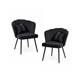 thumbnail image 1 of Set 2 Sitiales Fancy Black con Cojin - Negro, 1 of 3
