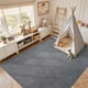 thumbnail image 5 of Alfombra FinRèc Home 305x213 cm Gris Lavable Antideslizante, 5 of 8