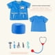 thumbnail image 2 of Conjunto De Disfraces De Rol Disfraz De Médico Para Niños Azul Niños, 2 of 7