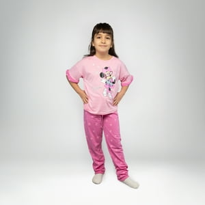 Pijama Niña Minnie Shine Rosado Disney