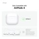 thumbnail image 2 of Funda de silicona elago para AirPods 4, 2 of 9