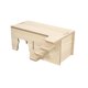 thumbnail image 1 of Casa De Madera Para Hámster, Cabaña Para Animales Pequeños, Casa Para Mascotas, Ratones, Hámsteres Sirios, 22cm X 14cm X 9,5 Cm, 1 of 3