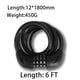 thumbnail image 2 of Candado de cable para bicicleta Mbeysaq 1,8 m 12 mm de acero con combinación de 4 dígitos, 2 of 7