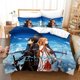 thumbnail image 1 of Sword Art Online Anime Quilt Duvet Cover Set Kids Home Textiles3-Piece Bedding Set, 1 of 5