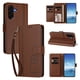 thumbnail image 2 of Funda Cartera Trébol para Samsung Galaxy A57 con Ranuras Tarjetas y Carga Inalámbrica Marrón, 2 of 6