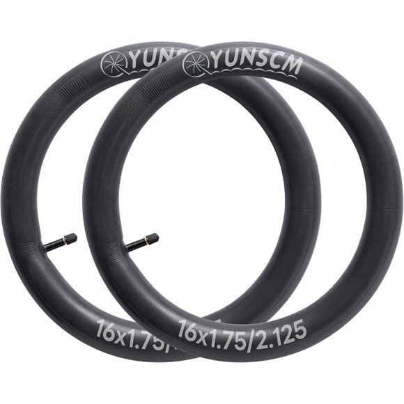 YUNSCM 16 Bike Tubes 16x1.75-2.125 4452305 Premium Butyl