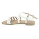 thumbnail image 2 of Sandalia Chalada Mujer Call-26 Blanco Plana, 2 of 4
