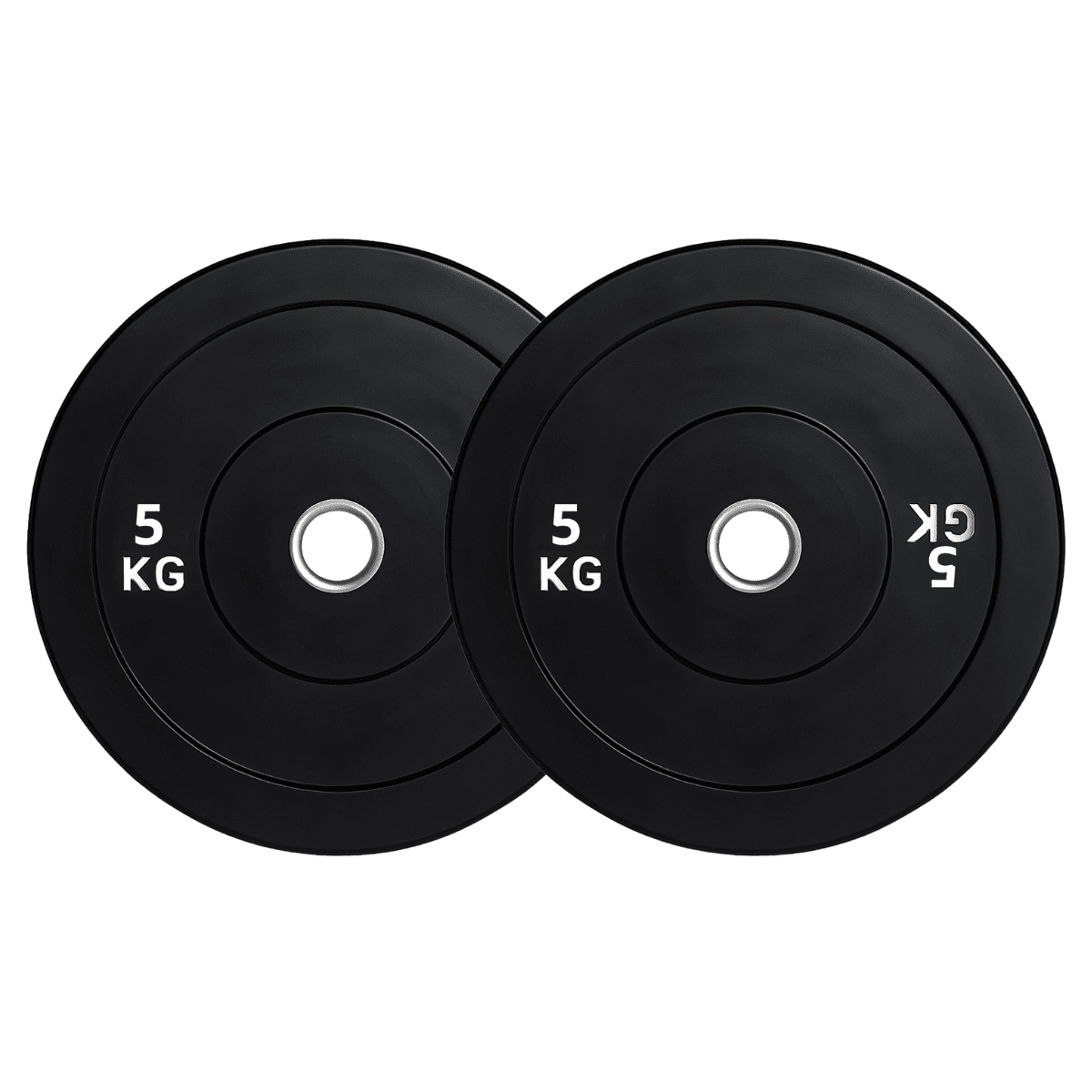 Linea Sport - Par De Discos Bumper Olímpico 5 Kg C/u Total 10 Kg Para Crossfit