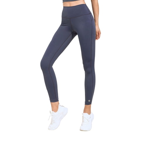 Samia - Calza Básica Tiro Alto Azul S