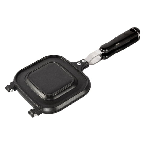 Magideal - Máquina Para Hacer Sándwiches Freír Huevo Jamón Calentamiento De Doble Cara Recubrimiento Antiadherente Utensilios De Cocina Tostada De Pan Para Inter
