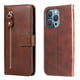 thumbnail image 1 of Funda con Cremallera para iPhone 11 PRO, Carcasa Cartera de Cuero PU con Soporte y Tarjetero, 1 of 5