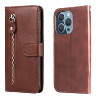 Gangxun - Funda Con Cremallera Para Iphone 11 Pro, Carcasa Cartera De Cuero Pu Con Soporte Y Tarjetero