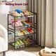 thumbnail image 5 of Carrito de almacenamiento de cocina Evermagin Rolling Fruit Cesta de 4 niveles, 5 of 8