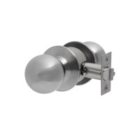 Stark Design - Cerradura De Pomo Cilíndrica, Simple Paso. (Acero Inoxidable 304). Sku: Sdp40-Ai