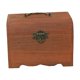 thumbnail image 1 of Alcancía De Madera Caja De Almacenamiento Madera Rústico Portátil Cofre Del Tesoro M, 1 of 3
