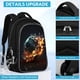 thumbnail image 2 of Mochila escolar TILYTADLY Soccer Boys, 44 x 14 x 30 cm, grande, 2 of 7
