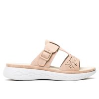 Sandalia Mujer Caqui Kairi Chancleta