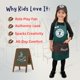 thumbnail image 4 of Disfraz de barista Dress Up America para niños con delantal y gorra, 4 of 6