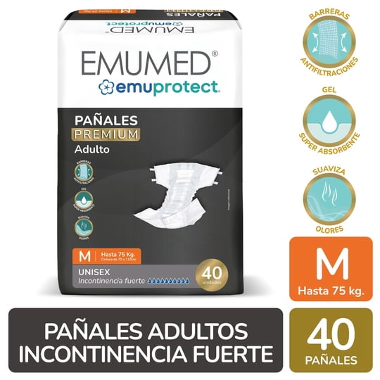 Pañales Emuprotect Premium Adulto M