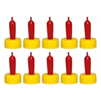 Magideal - 10 Unids Cordero Cabra Alimentadores Biberón Accesorio Alimentación Leche Beber Pezones Para Ovejas/Cabras/Perros/Gato/Suministros De Animales De Gran