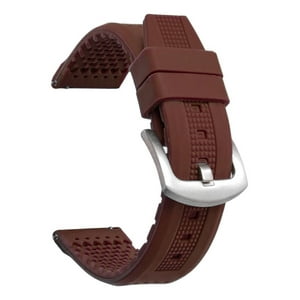 Correa Reloj Caucho Tq R24 Abisal Cafe