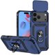 thumbnail image 4 of Funda Resistente Anillo Soporte iPhone 17 Pro Max Privacidad Cámara Montaje Magnético Azul, 4 of 6