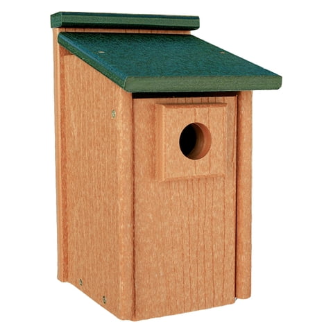 Plástico Reciclado Birdhouse Woodlink Going Green Bluebird House