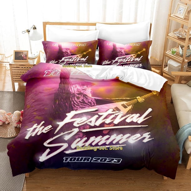 New Rock Band Tokio Hotel Kaulitz Bedding Set Cartoon Anime three-piece set Adult Kid Bedroom Duvetcover Sets Hip Hop Bed Sheets