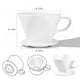 thumbnail image 3 of Cafetera de goteo NBYHZLS de cerámica para pour over, blanca, 3 of 7
