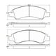 thumbnail image 2 of Pastillas Freno para auto GMC Yukon 2007-2014 Delantero, 2 of 4