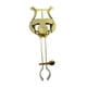thumbnail image 4 of Clip Para Partituras De Clarinete Con Lira Clip Para Partituras De Clarinete Dorado Y Blanco, 4 of 5