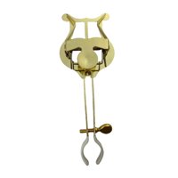 Bothyi - Clip Para Partituras De Clarinete Con Lira Clip Para Partituras De Clarinete Dorado Y Blanco