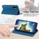 thumbnail image 4 of Funda tipo cartera con bloqueo RFID para Samsung Galaxy A36 Con tapa abatible, portatarjetas, cierre magnético, TPU y soporte Azul, 4 of 6