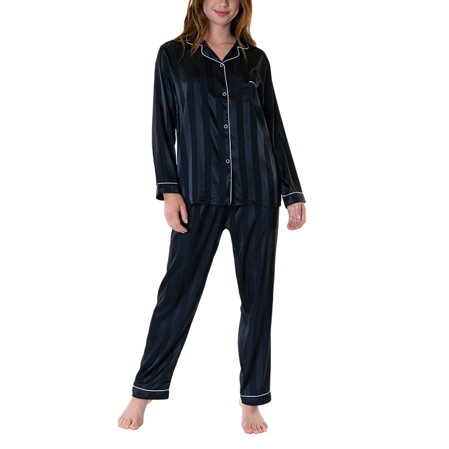 Pijamas Cortos Pijama Satin Mujer Chile Pijamas Cortos Women