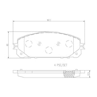 Pastillas Freno Para Auto Comline Cbp06113