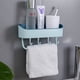 thumbnail image 3 of Estante de ducha adhesivo para baño, soporte de pared para ducha, 3 of 5