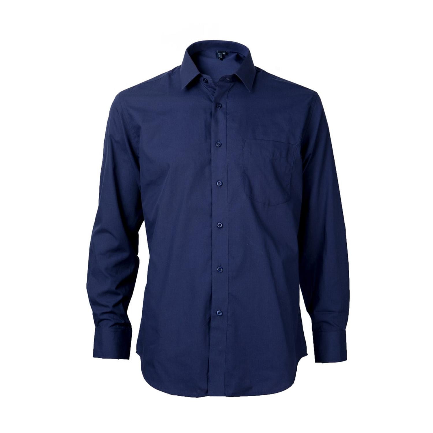 Jayson - Camisa Trevira Ml Comfort Azul Marino 37