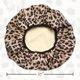 thumbnail image 4 of Gorro de ducha Betty Dain Socialite Safari Spots con forro de felpa, 4 of 7