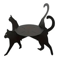 Magideal - Soporte Para Plantas Base Para Macetas Pedestal Decorativo Estante De Rincón Con Estructura Metálica Estable Adecuado Para Dormitorio Patio Y Jardín