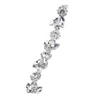 Bothyi - Adorno De Diamantes De Imitación Cadena De Boda Decorativa Blanca