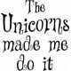 thumbnail image 1 of Decomural Unicorn Made Me Fairytale WS-41417, 1 of 2