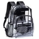 thumbnail image 1 of Mochila transparente Vorspack Heavy Duty de PVC transparente negro, 1 of 3