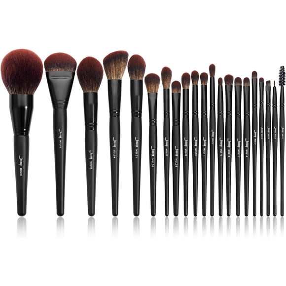 Set Brochas Maquillaje Jessup Sintaticas Premium 20 Piezas