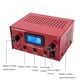 thumbnail image 5 of Fuente de alimentación para máquina de tatuajes LCD digital dual, caja de alimentación para máquina de tatuajes, 60-250 V, enchufe rojo de EE. UU., 5 of 5