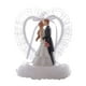 thumbnail image 3 of Pareja De Boda Estatuilla Decoración Para Tarta Decoración Romántica Recuerdo Regalo Cristal Amor Peque?o, 3 of 5
