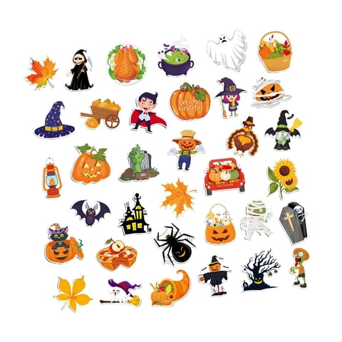 Bothyi - 35 Imanes De Halloween Para Refrigerador, Portátiles Y Decorativos Para Garaje, Coche Y Oficina.