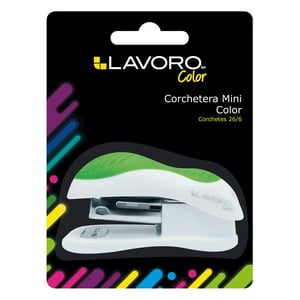 Corchetera Mini Blanco Y Verde Lavoro