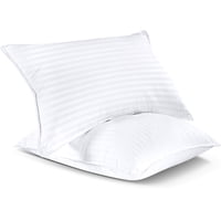 Almohada Utopia Bedding Tamaño Queen (Blanca), Polialgodón